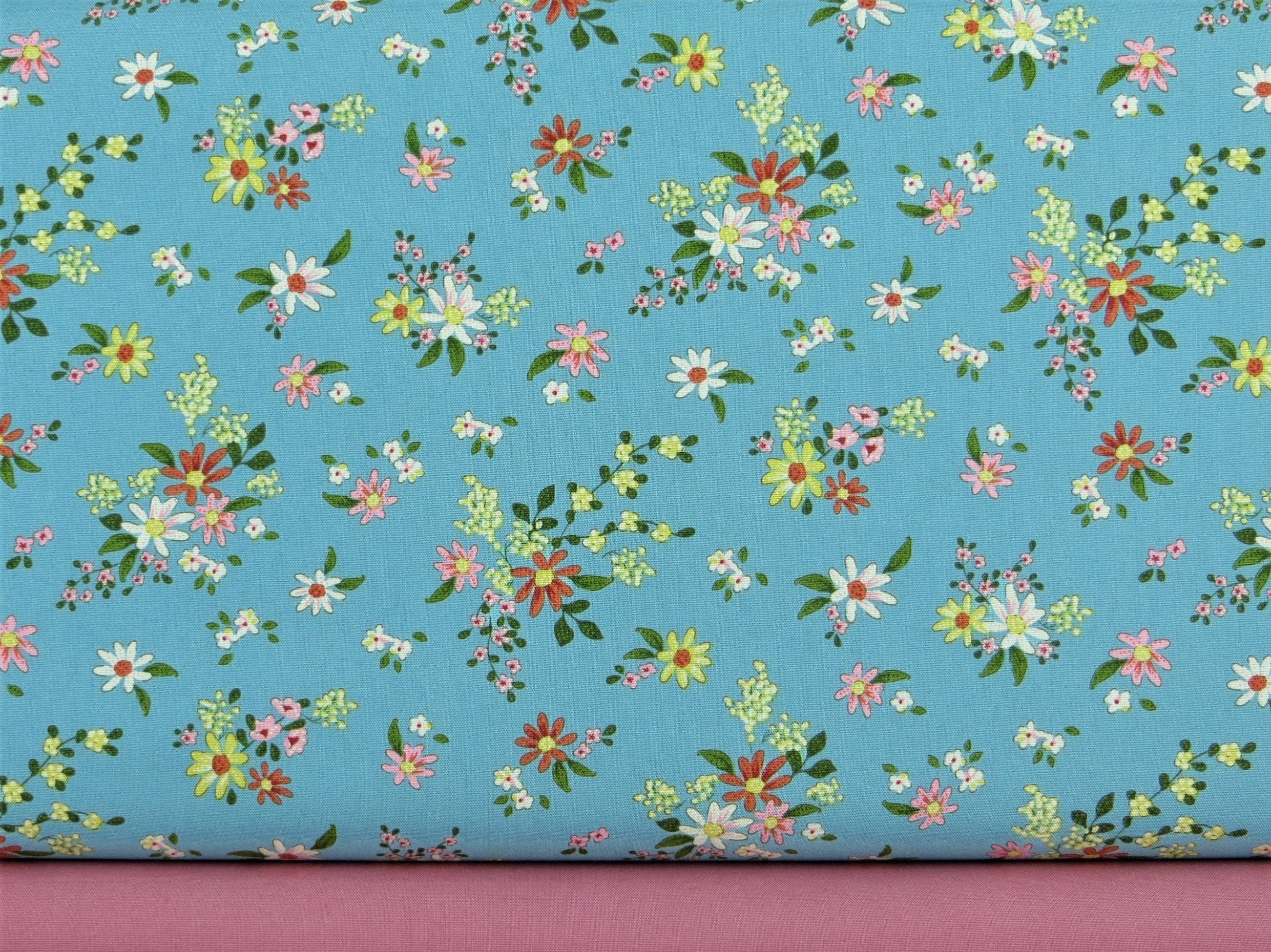 Tilda Daisyfield 100 Cotton Fabric Etsy Canada