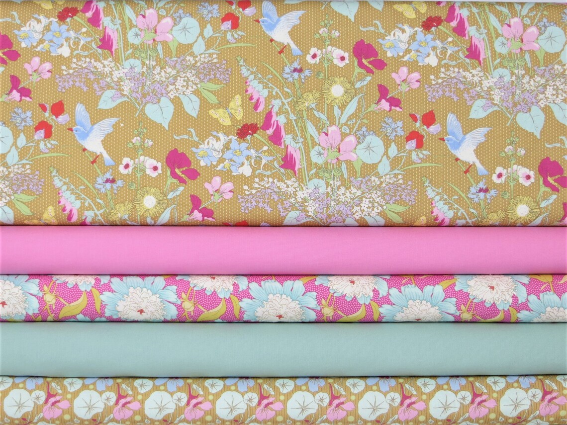 Tilda Garden Life 100 Cotton Fabric Selection 1 of 3 Etsy UK