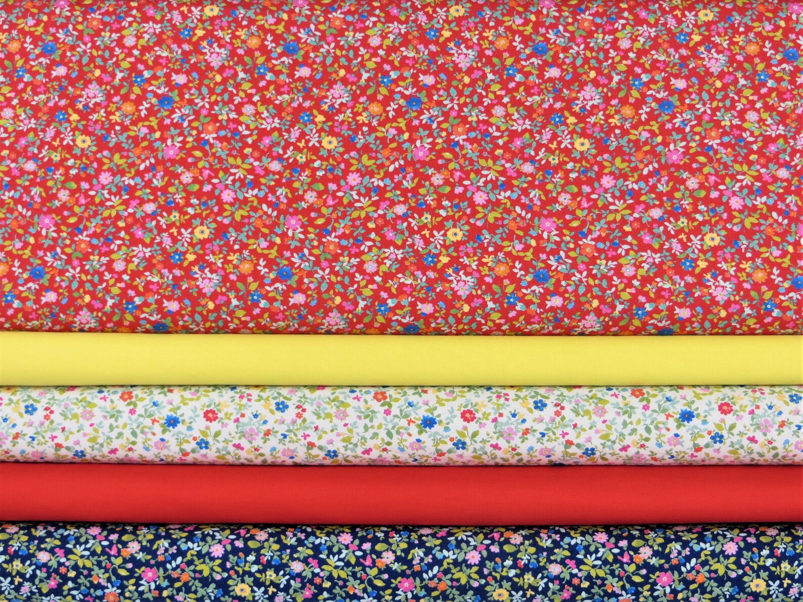 Moda Lulu Packed Floral 100 Cotton Fabric Etsy UK