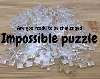 Impossible Jigsaw Puzzle, puzzle for adults, Secret Santa Gift, Adult Jigsaw Puzzle, Difficult puzzle game, Jigsaw puzzle for adult