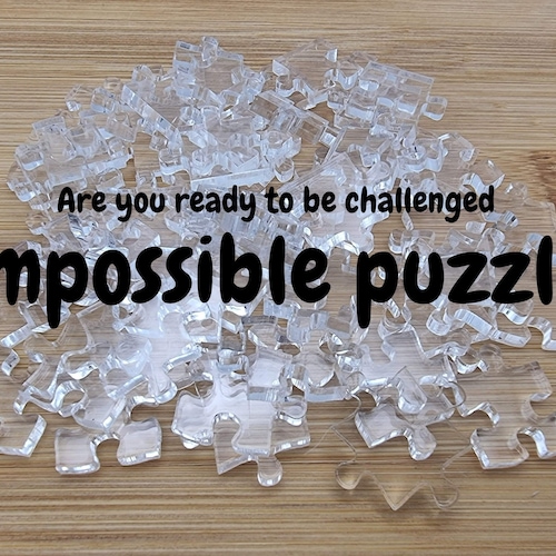 Impossible Jigsaw Puzzle Puzzle for Adults Secret Santa Etsy UK