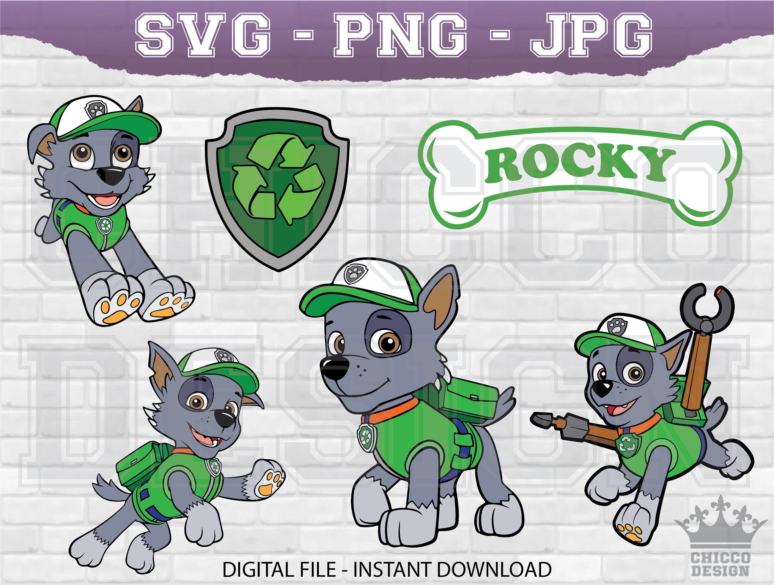 paw patrol rocky svg free paw patrol rocky svg free