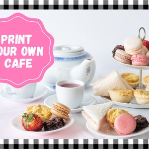 INSTANT DOWNLOAD | Le Petit Cafe Shop Printables | Kinderactiviteiten | Regenachtige dagen | Ambachtelijke | Papieren | Speel | Plezier