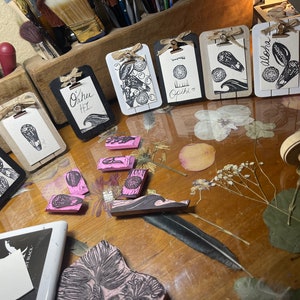 Ocean lino cuts