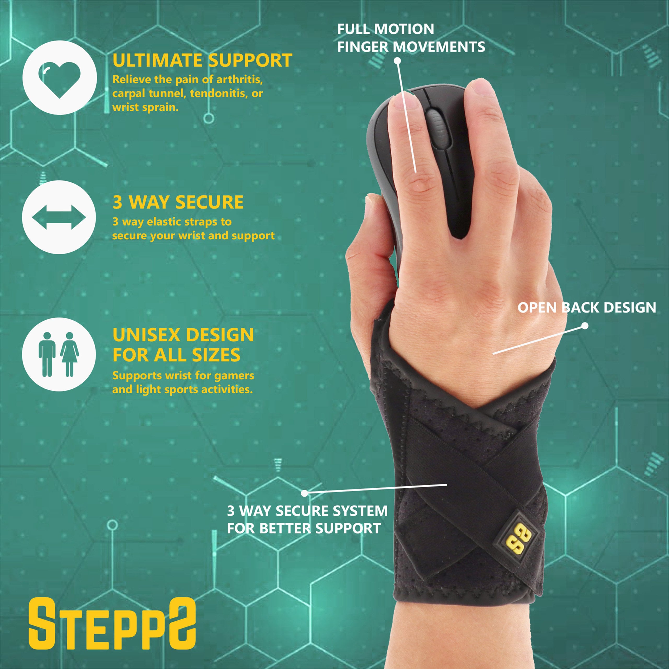 Computer Wrist Support Brace to for Gaming and Computer Tasks Etsy