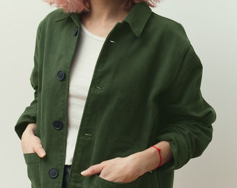 Green Chore Jacket - Etsy UK