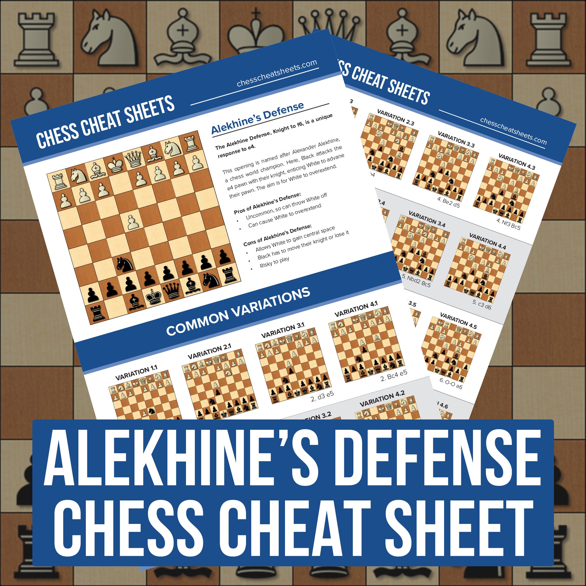 Complete this Move! Start Strong with the Alekhine Defense!