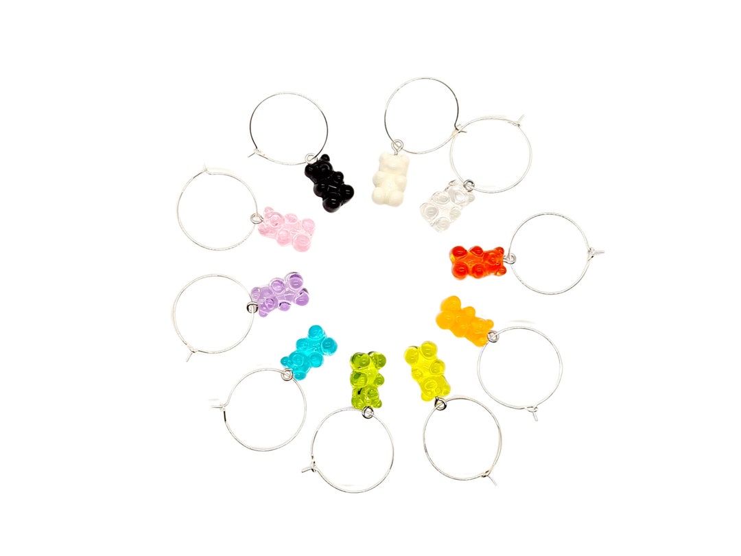 32 Bunte Gummibärchen Schuhanhänger - Süße DIY Deko Für Mädchen