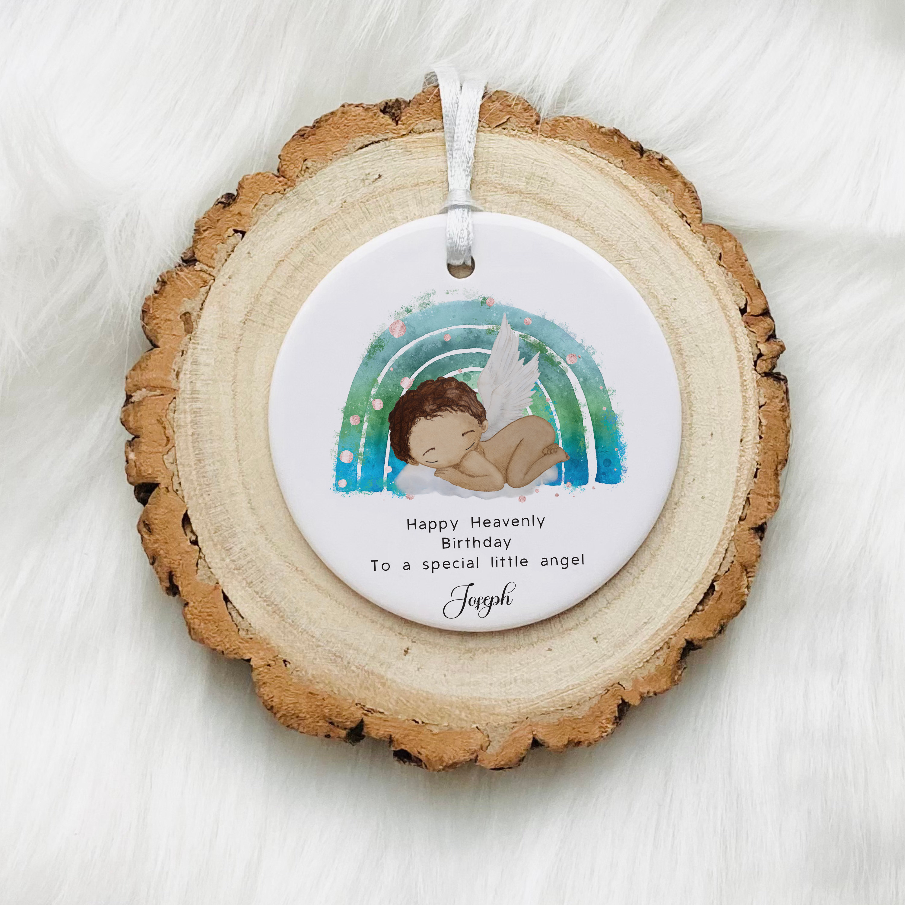 Heavenly Birthday Birthday in Heaven Ceramic Ornament - Etsy UK