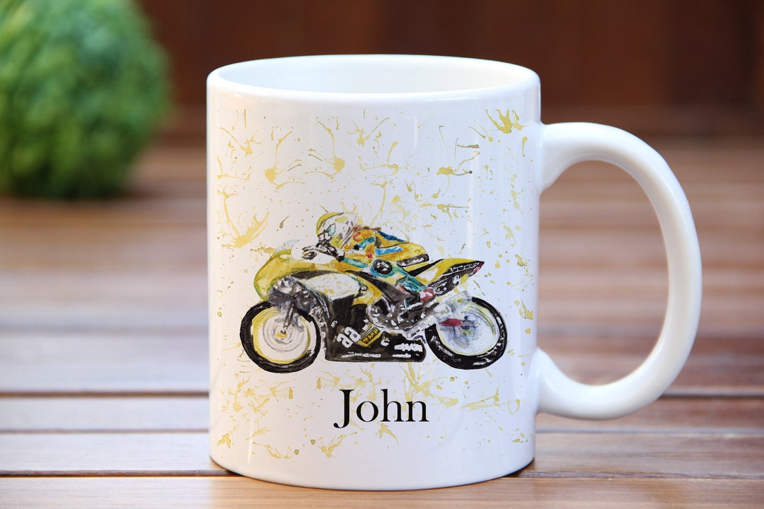 Motorbike Mug Personalised Mug for Him Motorbike Gift Etsy UK