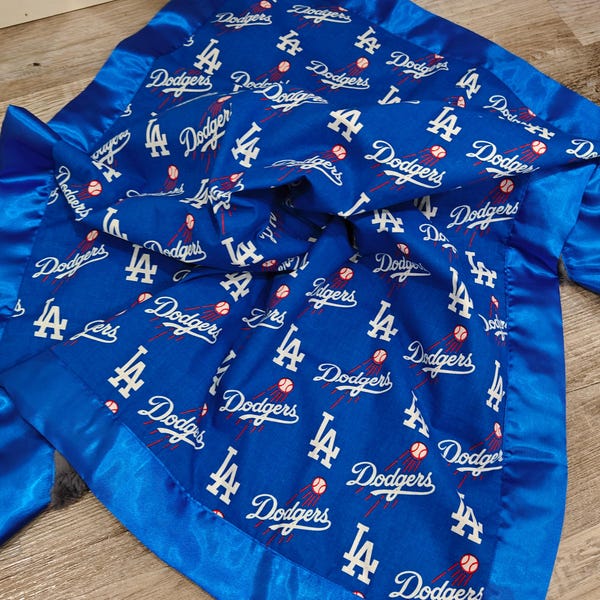 Manta para bebé. Manta para recién nacido. Manta para cuna. Manta para adulto. Manta de los Dodgers de Los Ángeles. Manta de los Dodgers. 100% algodón.