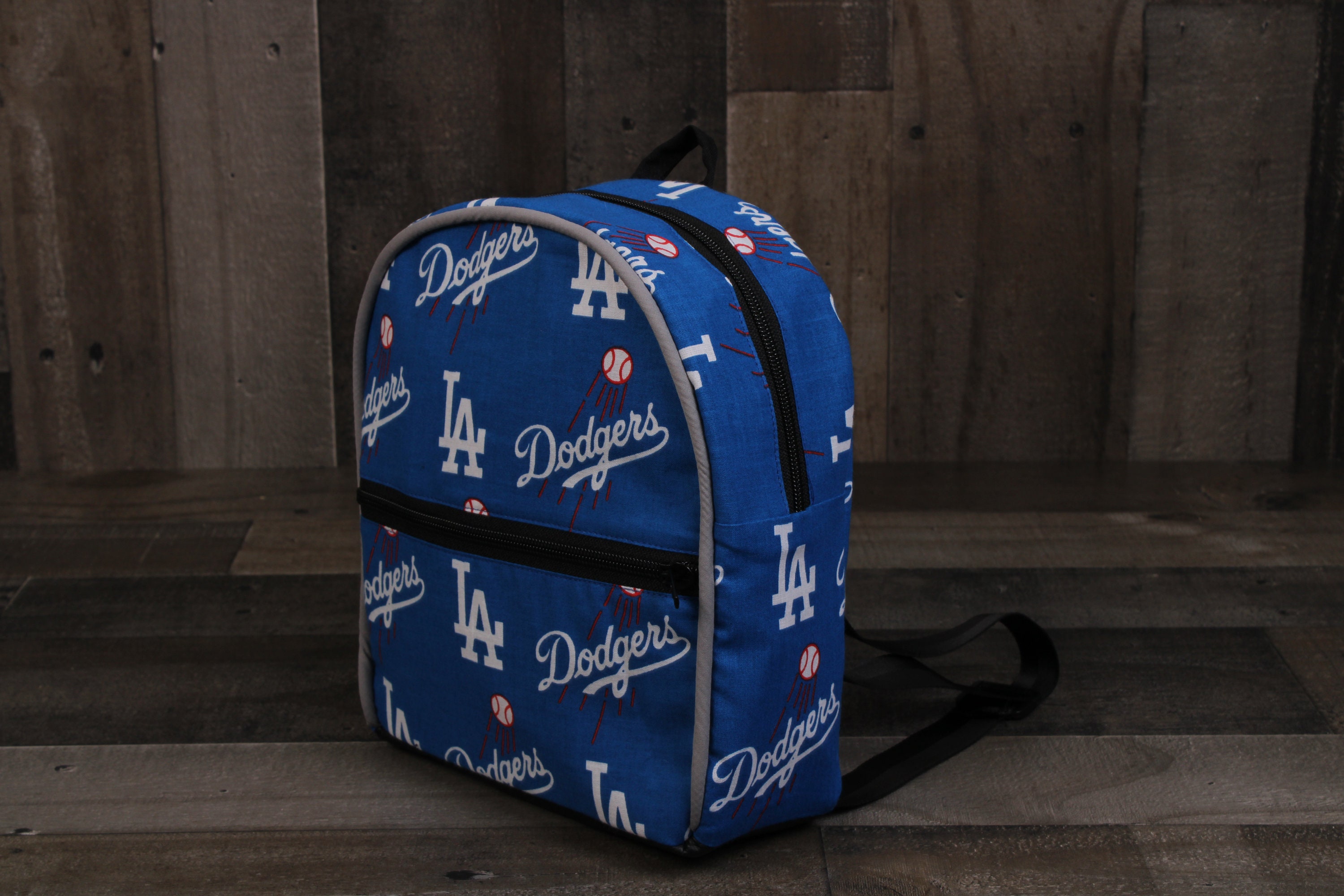 MLB Los Angeles Dodgers Baseball Seam Stitch Mini Backpack