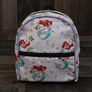 Disney Little Mermaid Mini Backpack. Little Mermaid Travel Bag. Mermaid Mini Backpack. Little Mermaid. Mini Backpack. Mini Travel Bag