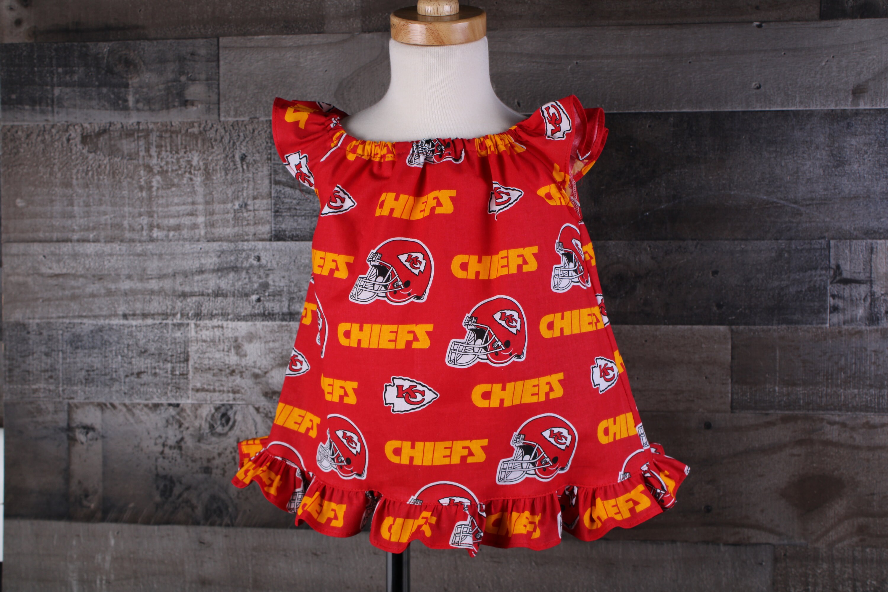 chinese dress ladies Women's Kansas City Chiefs Helmet Oversized Oversized Tee Dress  Junk Food  Clothing