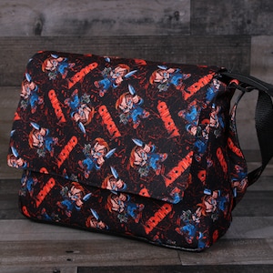Childs Play Handbag. Chucky Handbag. Childs Play Purse. Chucky Purse. Childs Play. Chucky. Horror Movie Handbag. Handbag. Purse