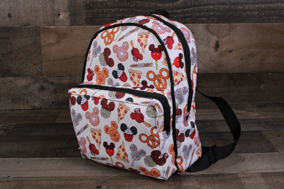 Mochila de bocadillos de comida. Mochila para bocadillos. Mochila para bocadillos. Bocadillos de comida. Mochila. Bolsa de viaje Etsy Espana