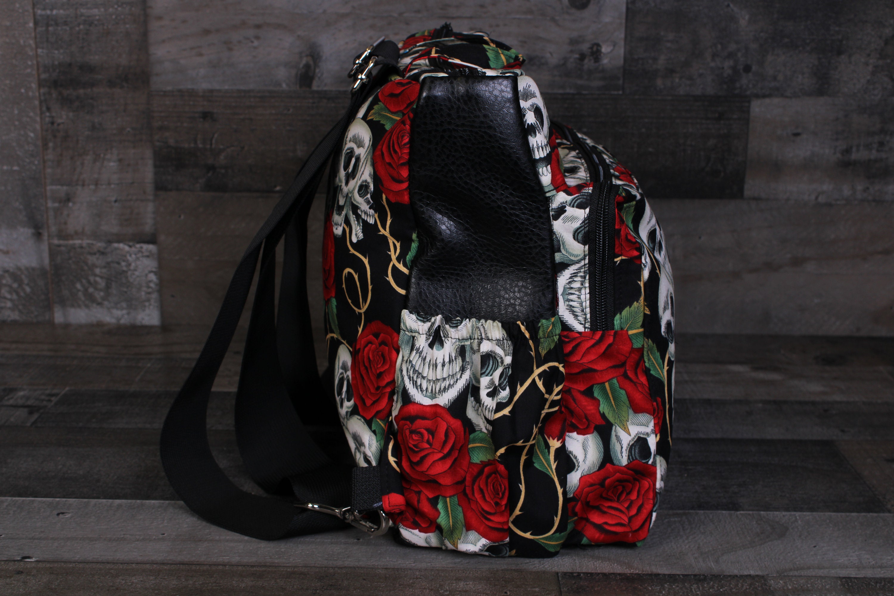 Skulls and Roses Diaper Bag. Skulls and Roses Baby Diaper Bag. - Etsy