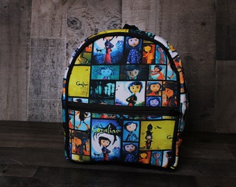 Button Eyes Mini Backpack. Mini Backpack Button Eyes. Button Eyes. Mini Backpack. Handmade