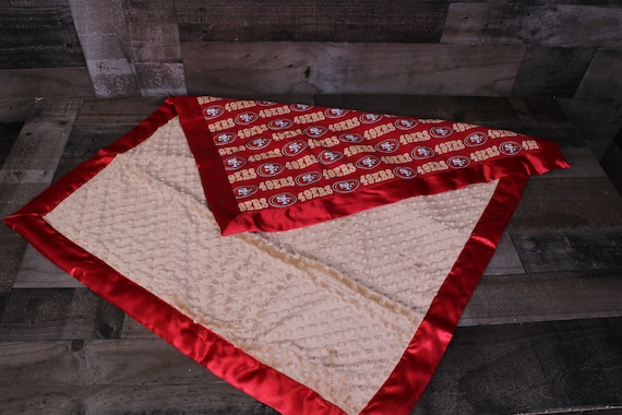 Baby Blanket. Receiving Blanket. Crib Blanket. Adult Blanket. San Francisco 49ers Blanket. 49ers Blanket. 100 Cotton. Etsy