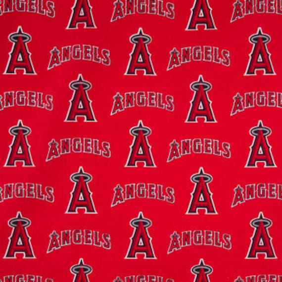 Anaheim Angels Fabric. Angels Fabric. MLB Angels Fabric. MLB Etsy