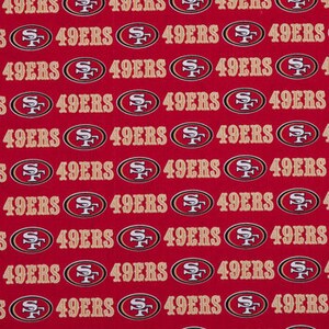 San Francisco 49ers Premium Iron On Patch SET - Free Shipping from CA