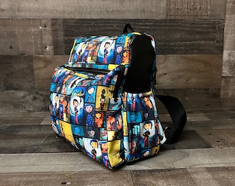 Button for Eyes Baby Diaper Bag. Button Eyes Diaper Backpack. Baby Bag. Baby Diaper Bag