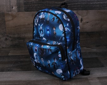 Corpse Bride Backpack. Backpack Corpse Bride. Corpse Bride. Backpack. Travel Bag. Handmade