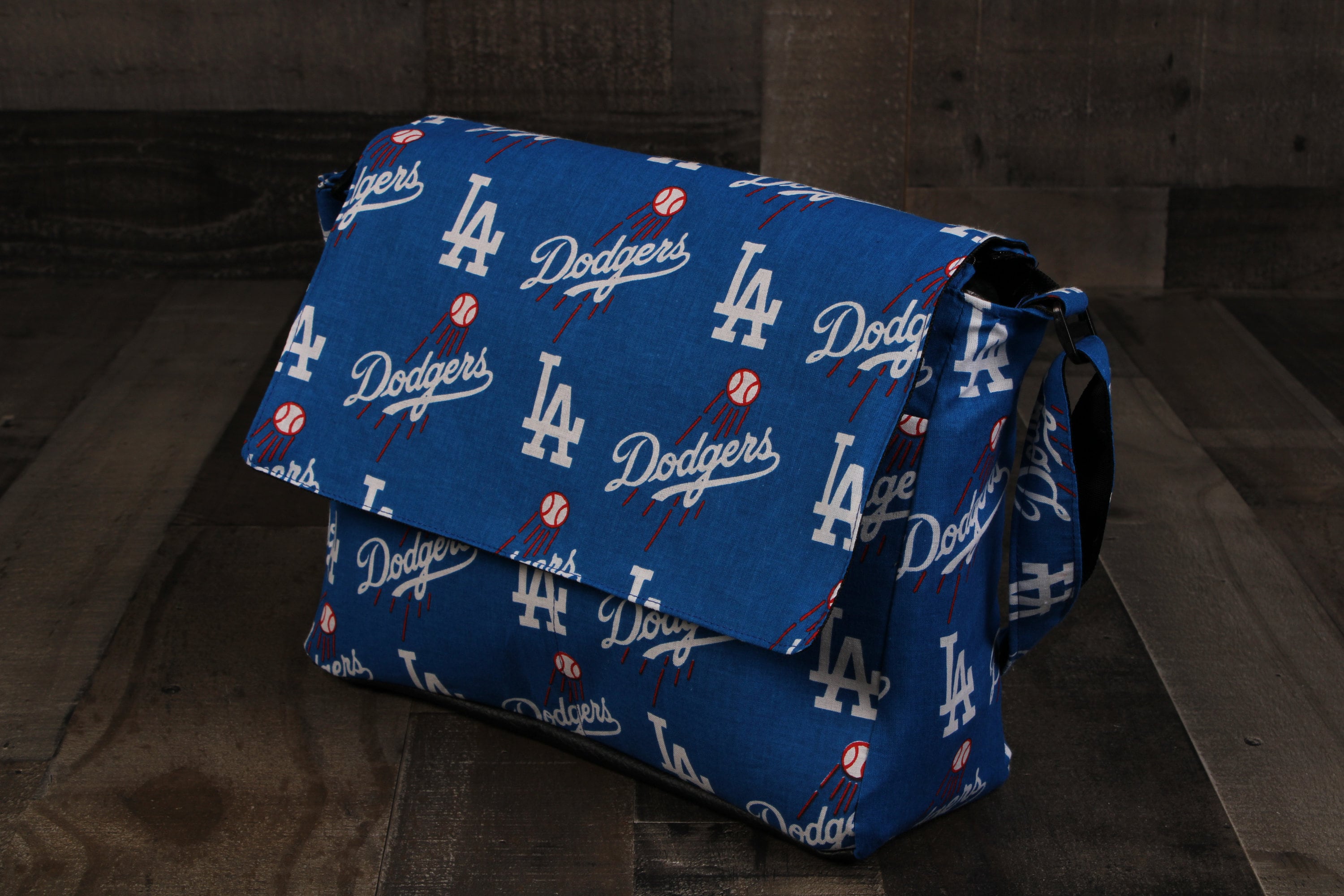 MLB La Dodgers Stadium Crossbody Bag with Pouch