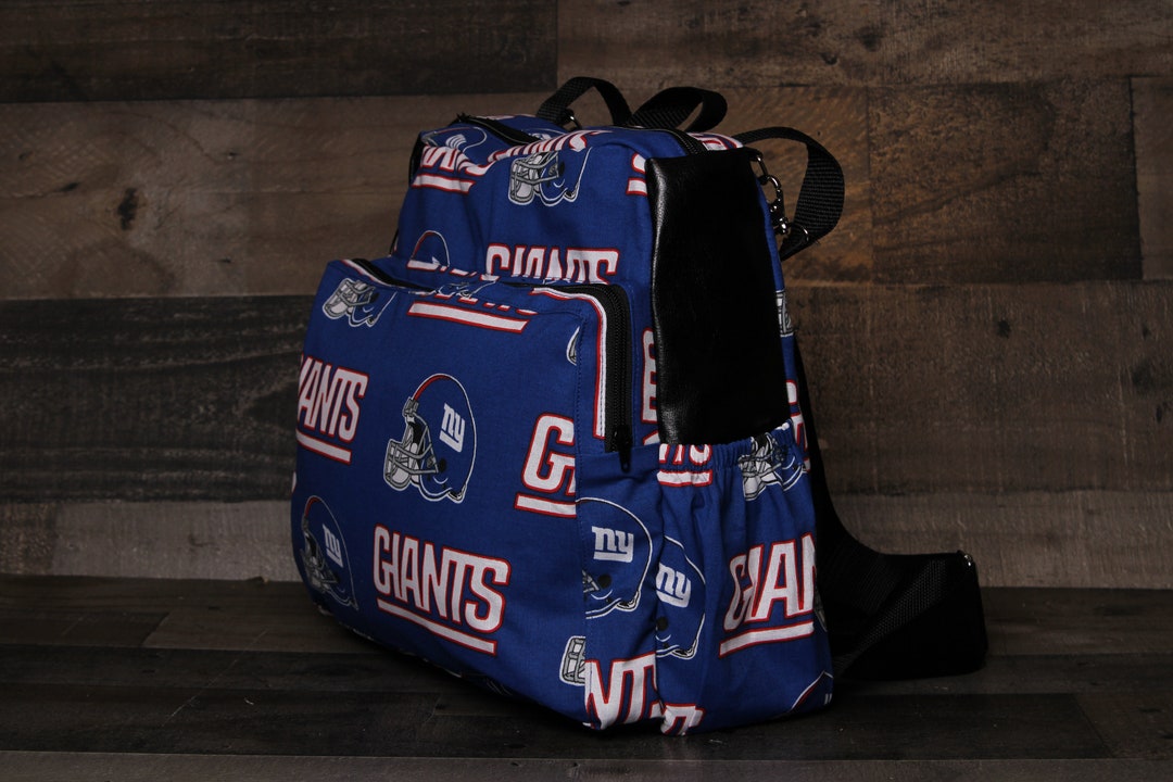 NY Giants Baby Diaper Bag. Giants Diaper Backpack. NY Giants Baby Bag