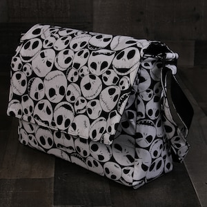 Jack Skellington Handbag. Jack Skellington Purse. Skellington Handbag. Skellington Bag. Handbag. Purse. Travel Bag
