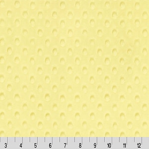 Yellow Cuddle Dimple Minky Dot Fabric. Yellow Cuddle Dimple. Yellow Minky Dot. Minky Dot Fabric. 100% Polyester *Same Day Shipping*
