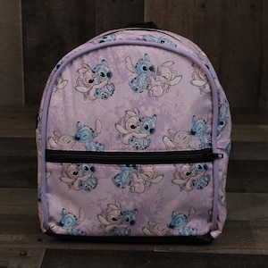 Stitch and Angel Mini Backpack. Stitch and Angel Backpack. Stitch Mini Backpack. Mini Backpack. Travel backpack