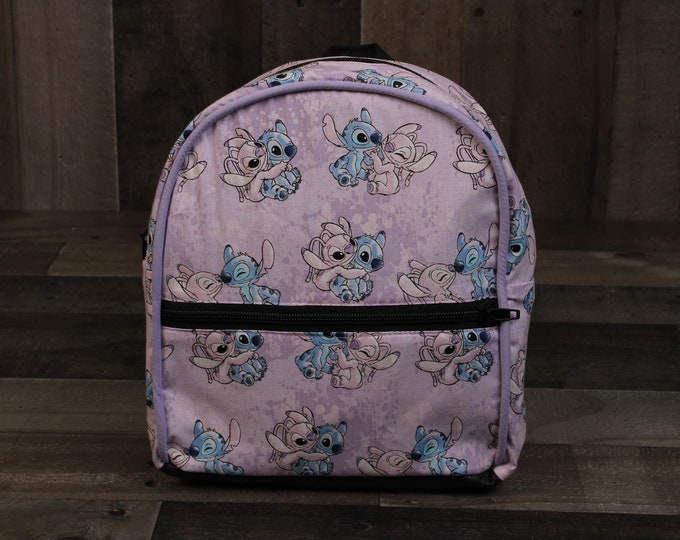 Angel Mini Backpack Stitch and Angel Mini Backpack. Stitch and Angel Backpack. - Etsy