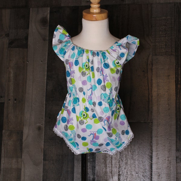 Baby Girl Rompers. Monsters Inc Baby Romper. Monsters Inc Romper. Baby Rompers. Girl Rompers. 100% Cotton. Monsters Inc