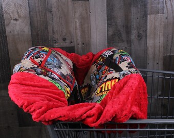 Shopping Cart Cover. High Chair Cover. Superheroes Shopping Cart Cover. Superheroes High Chair Cover. Boy Cart Cover. Girl Cart Cover