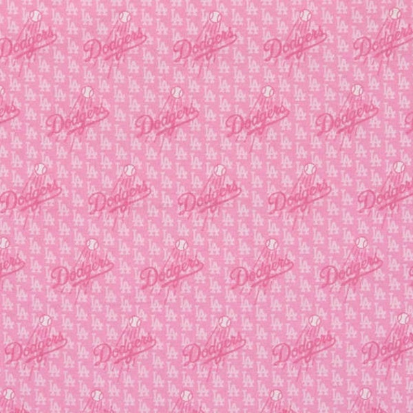 Pink Los Angeles Dodgers Fabric. La Dodgers Fabric. Pink Dodgers. MLB Dodgers Fabric. MLB Fabric. 100% Cotton Fabric *Same Day Shipping*