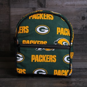 【Lounge Fly】NFL Green Bay Packers Patches Mini Backpack NFL GREENBAY PACKERS PATCHES MINI BACKPACK – Gacha Mart