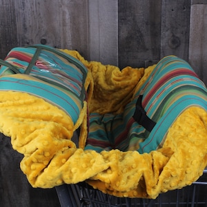 Shopping Cart Cover. High Chair Cover. Serape Shopping Cart Cover. Serape High Chair Cover. Boy Cart Cover. Girl Cart Cover