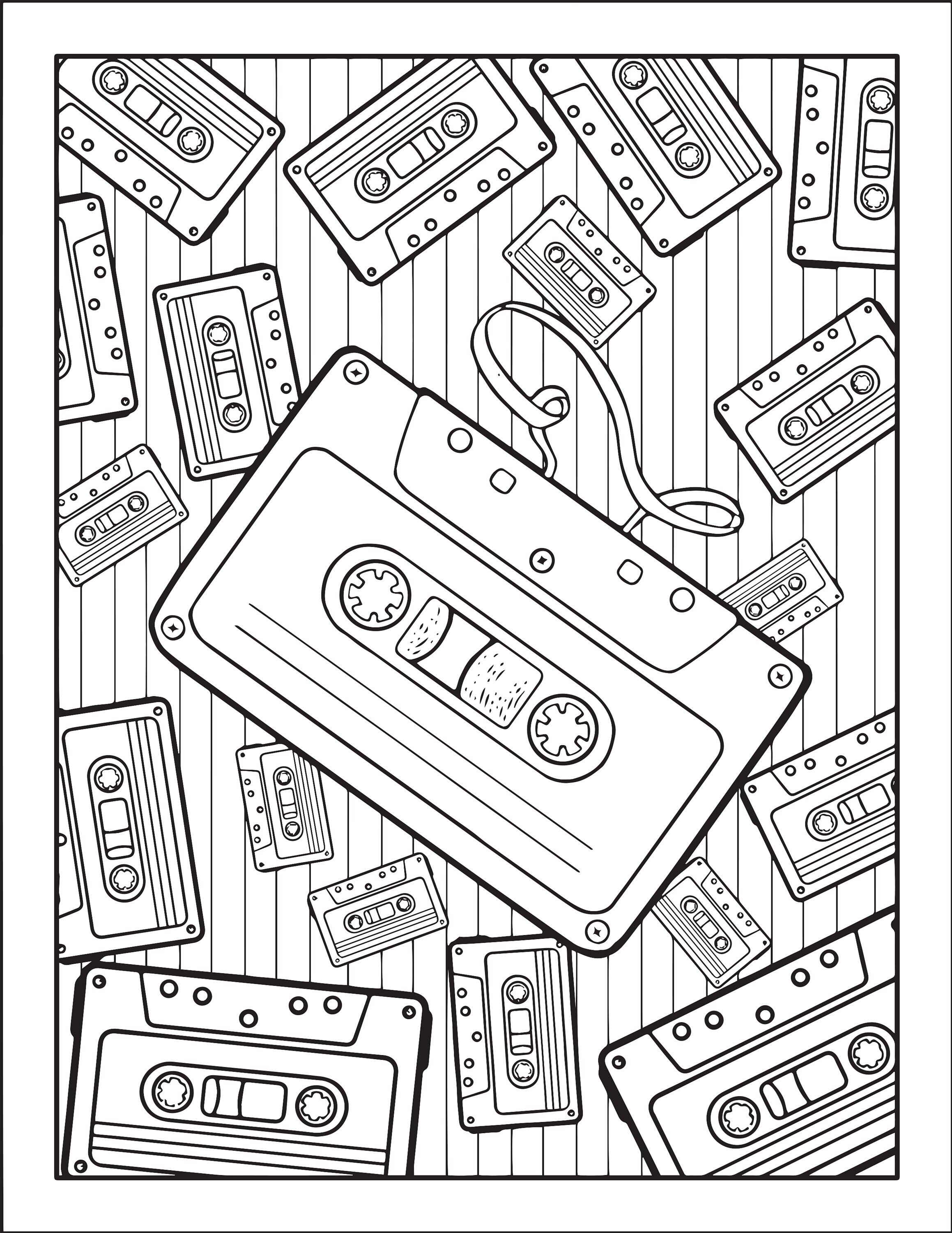 20 DIGITAL Coloring Pages Coloring Book for Adults Stress Etsy