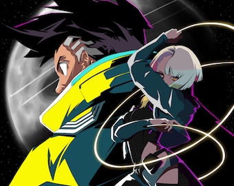 Cyberpunk Edgerunners - David y Lucy