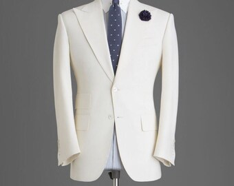 60s White Suit Jacket Vintage 1960s 