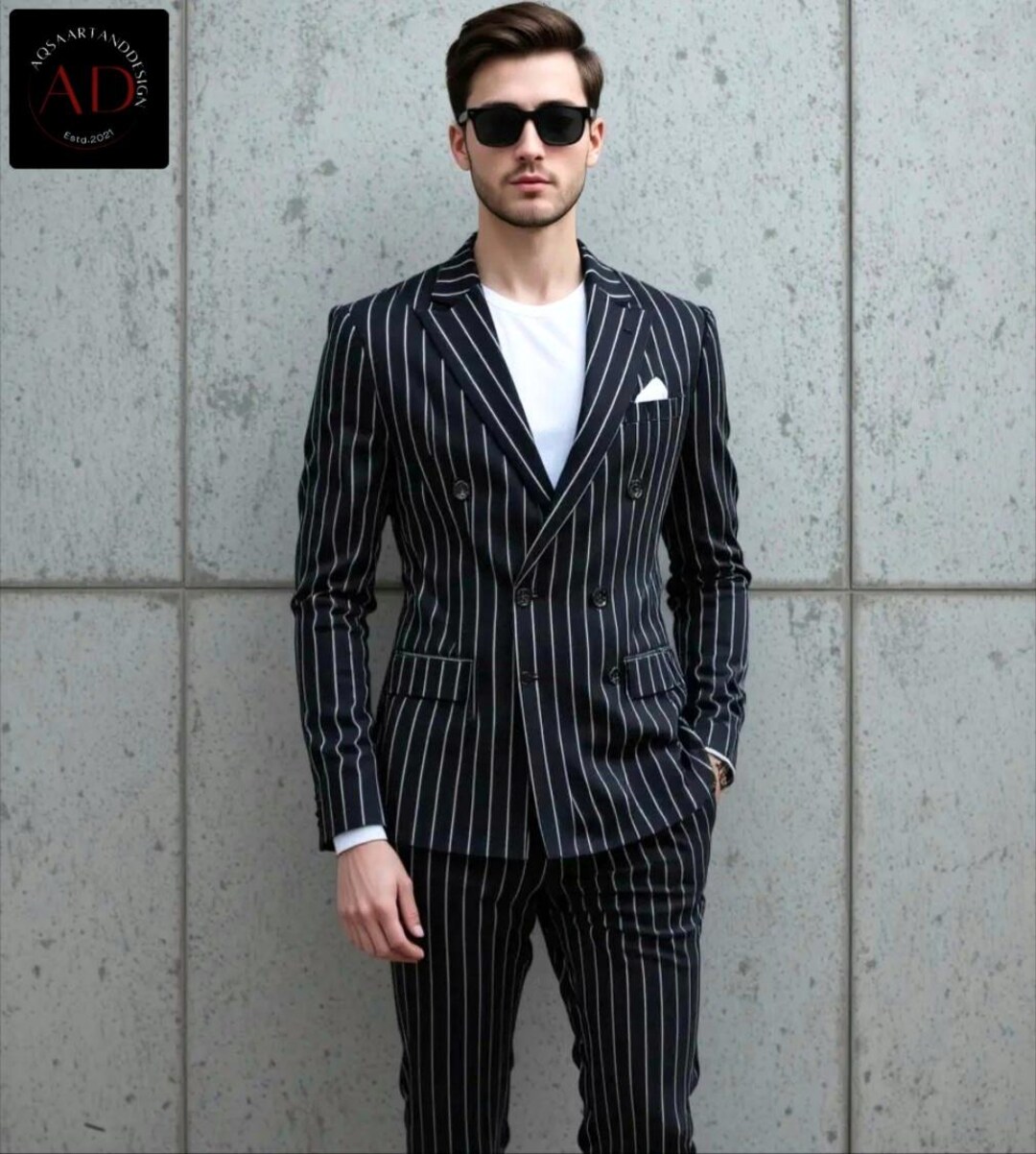 ★最終値下★D&G ストライプ柄 ビジネススーツ 38 il_1080xN.6995301905_68ow.jpg