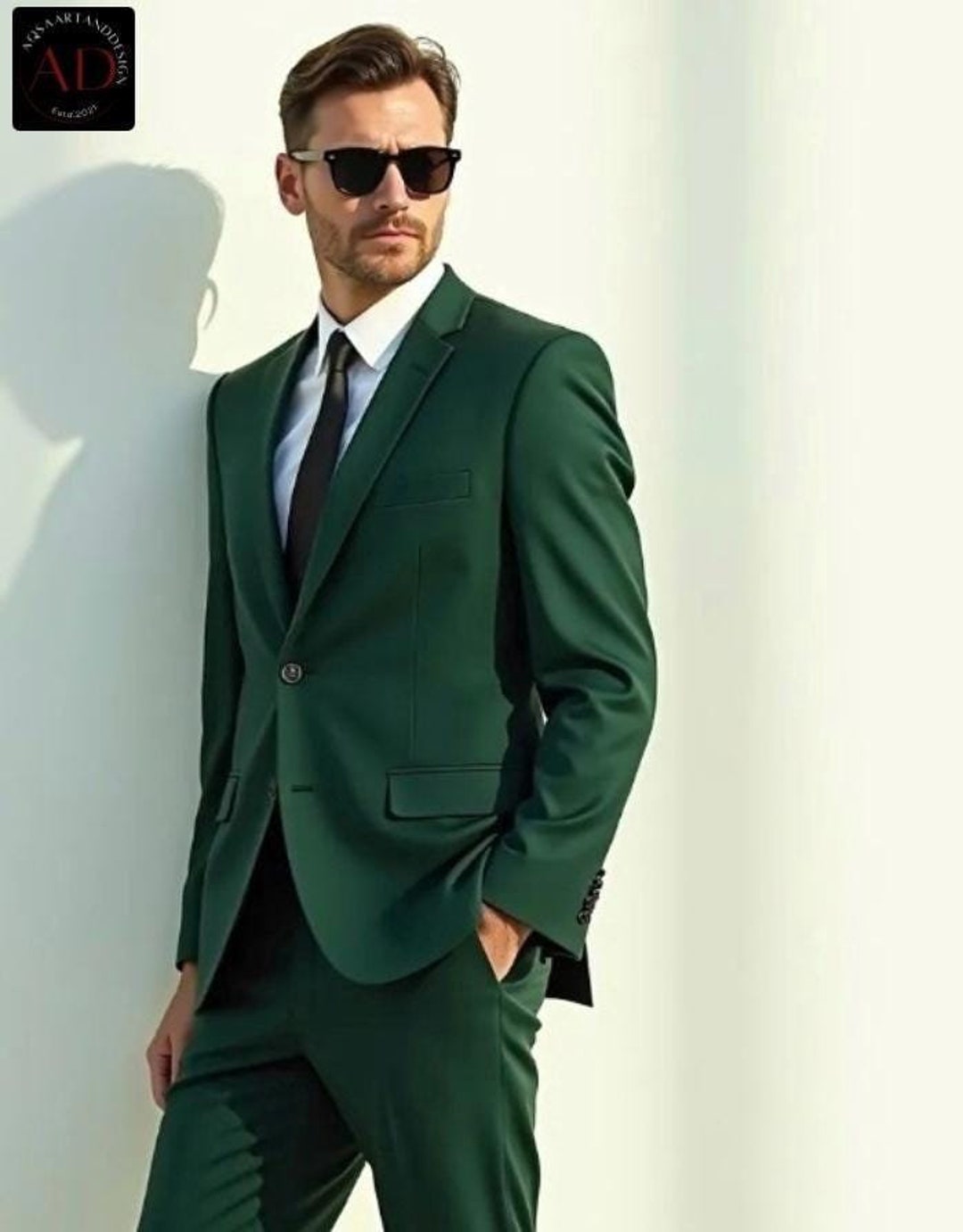 green emerald velvet dress Illusion Two Piece Long Hunter Green Prom Dress with Delicate Beading Top
