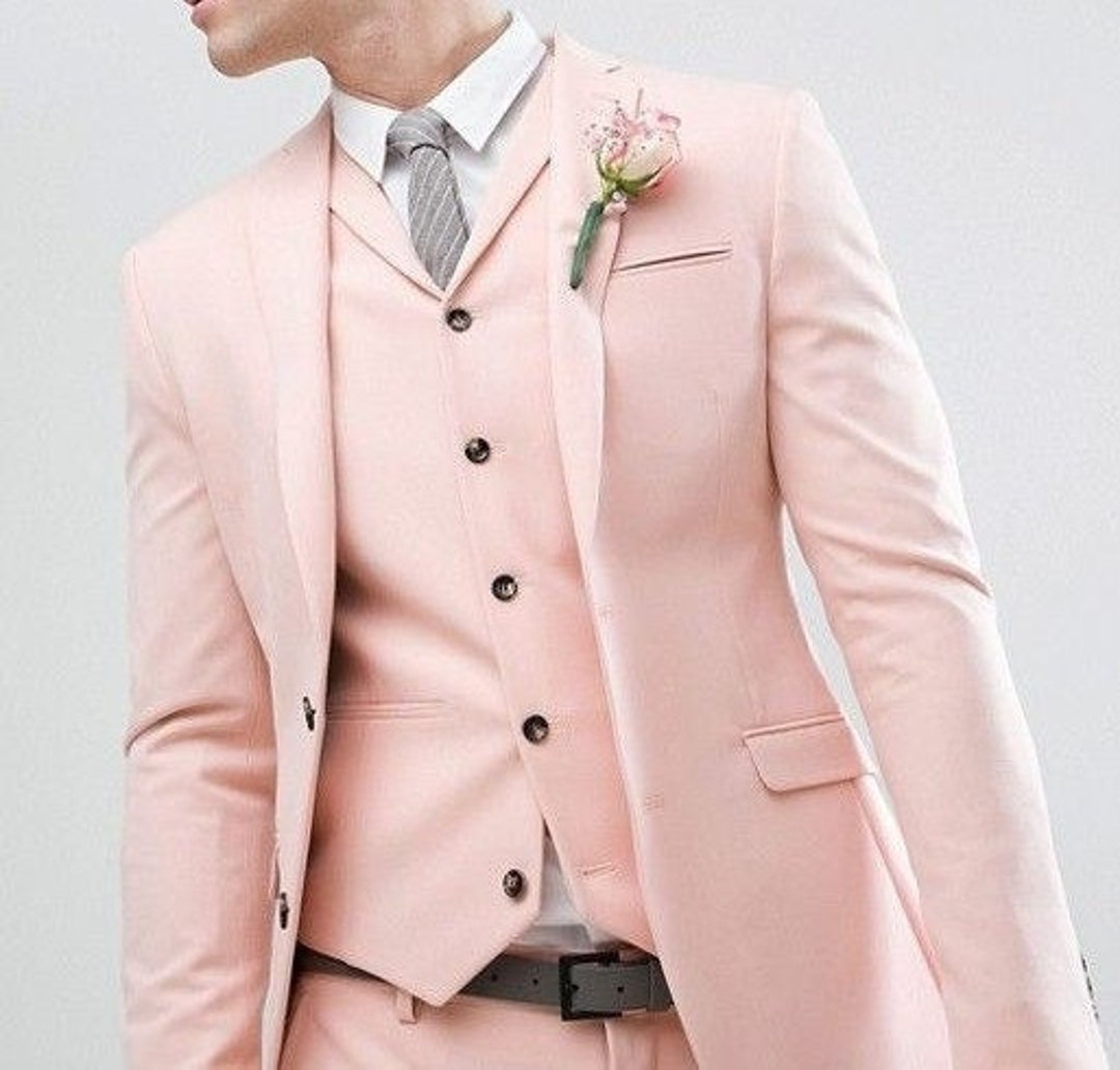 New Light Pink Men's Wearhouse Wedding Suits Online main image 1