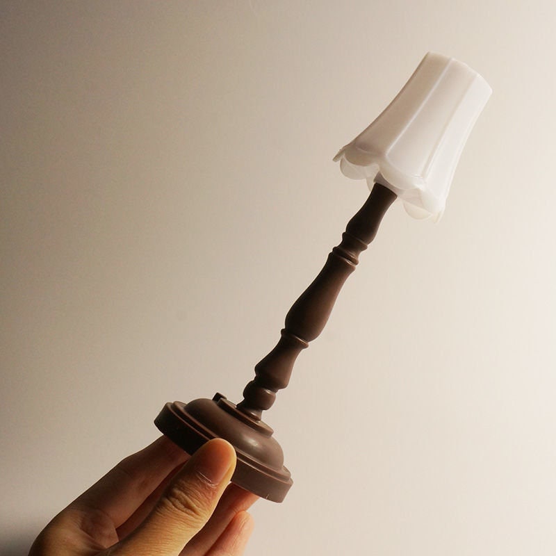 Muebles en miniatura lámparas de mesa lámparas de cabecera | Etsy