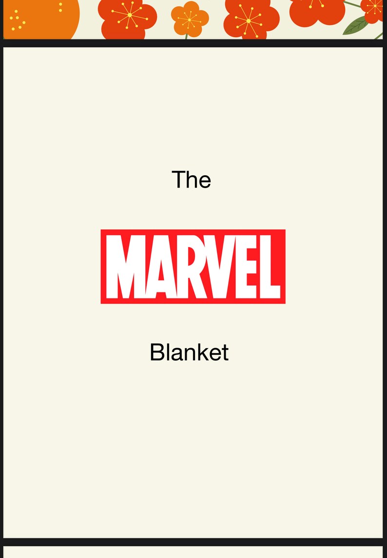 Marvel Crochet Blanket Pattern From Tiktok Etsy