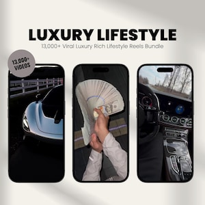13,000+ Viral Luxury Rich Lifestyle Videos Reels, Cars , Yacht, Plane, Millionaire - TikTok, Instagram, YouTube Shorts - Instant Download