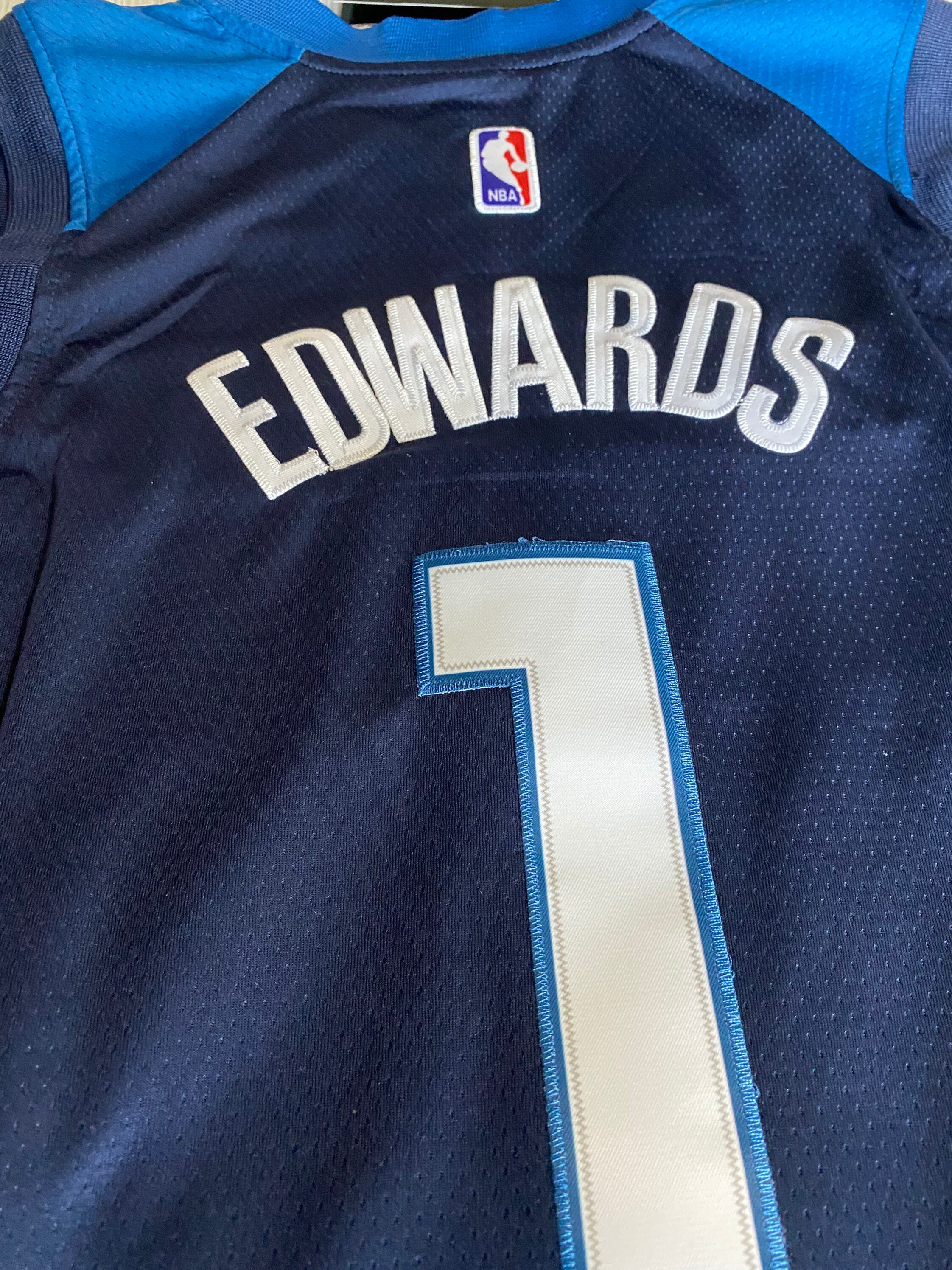 Anthony Edwards MN Timberwolves Stitched Jersey Georgia ROY | Etsy