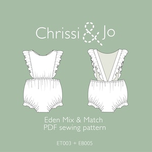 Eden Romper - Baby and Toddler PDF Sewing Pattern
