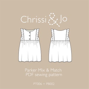 Baby Dress Sewing Pattern: Parker Frill Dress (PDF Download)